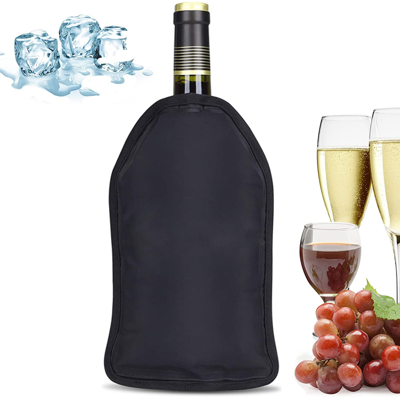 Wine Chiller Sleeve - Wine Cooling Holder Ice Bag Jelly