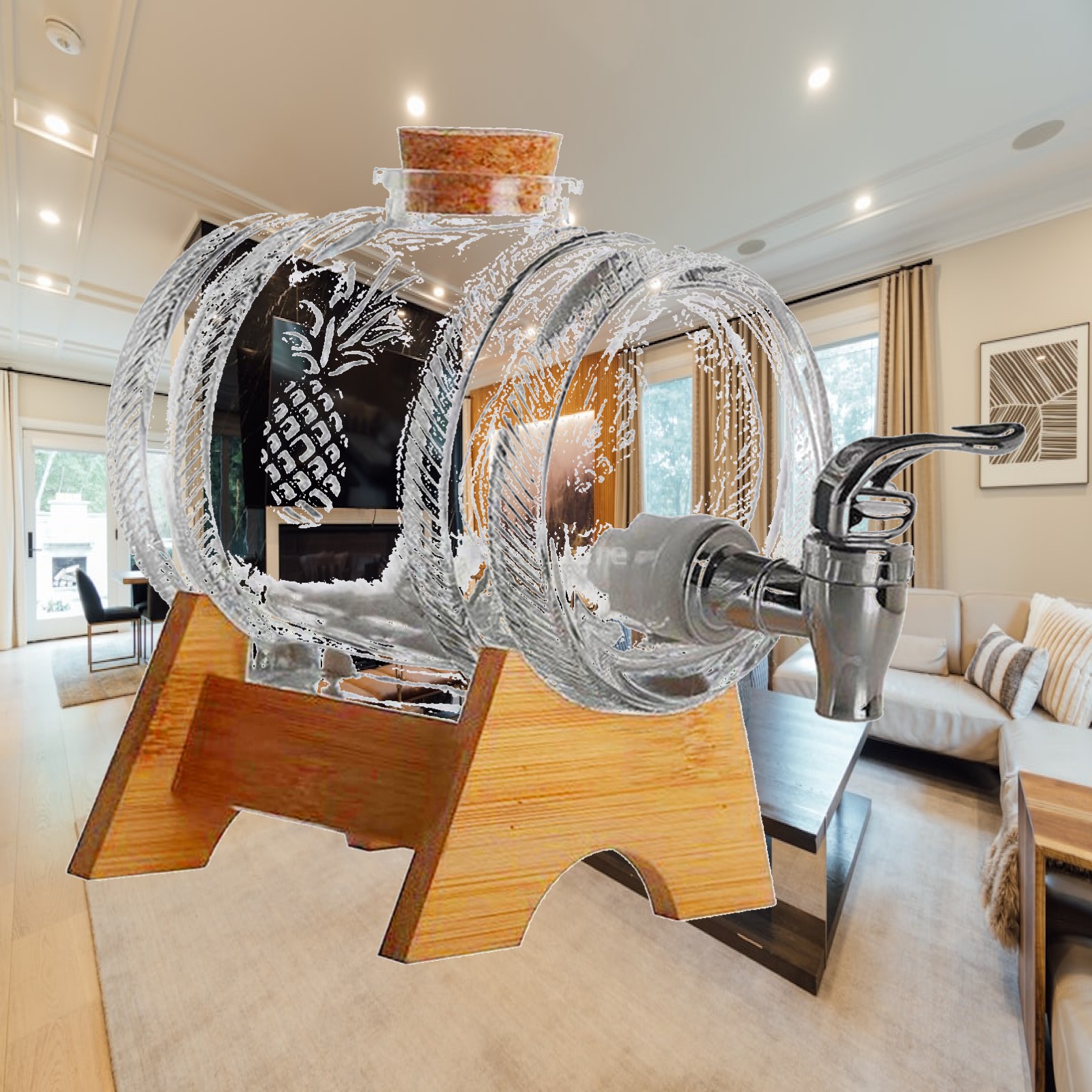 Premium Glass Barrel Dispenser - đánh giá và giá Wine Beer Spirits