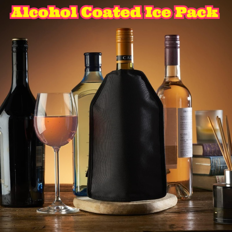Nylon Fabric Gel Ice Wine Slee - đánh giá và giá Wine Chiller Sleeve