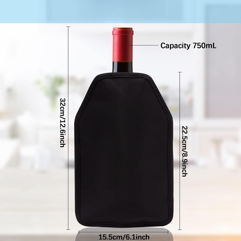 Nylon Fabric Gel Ice Wine Slee - đánh giá và giá Wine Chiller Sleeve
