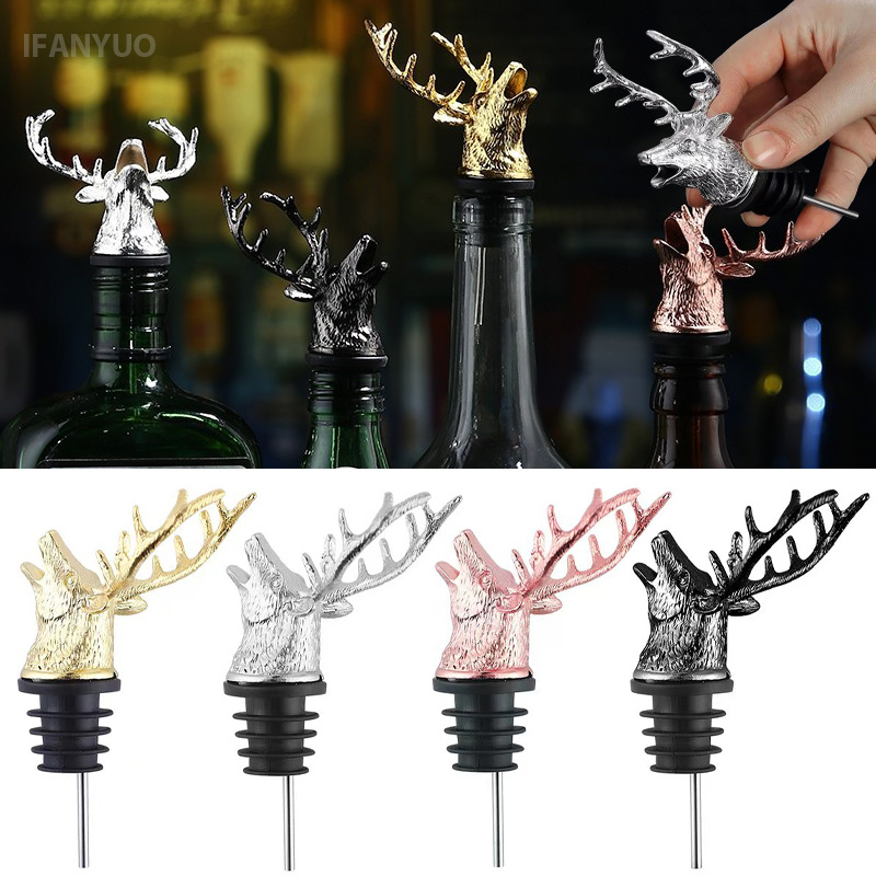 Zinc Alloy Deer Head Wine Pour - đánh giá và giá Wine Beer Spirits