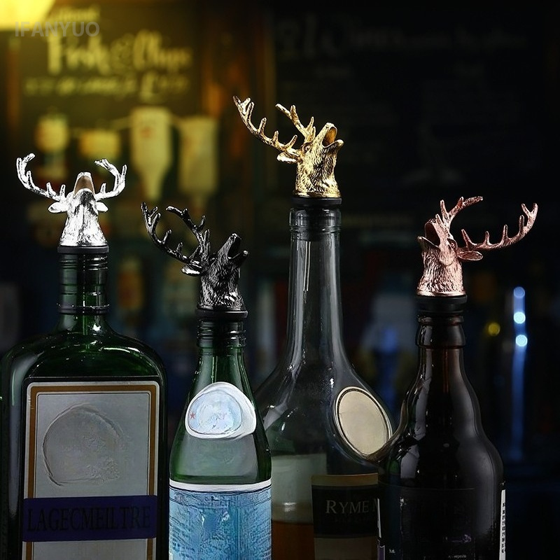 Zinc Alloy Deer Head Wine Pour - đánh giá và giá Wine Beer Spirits