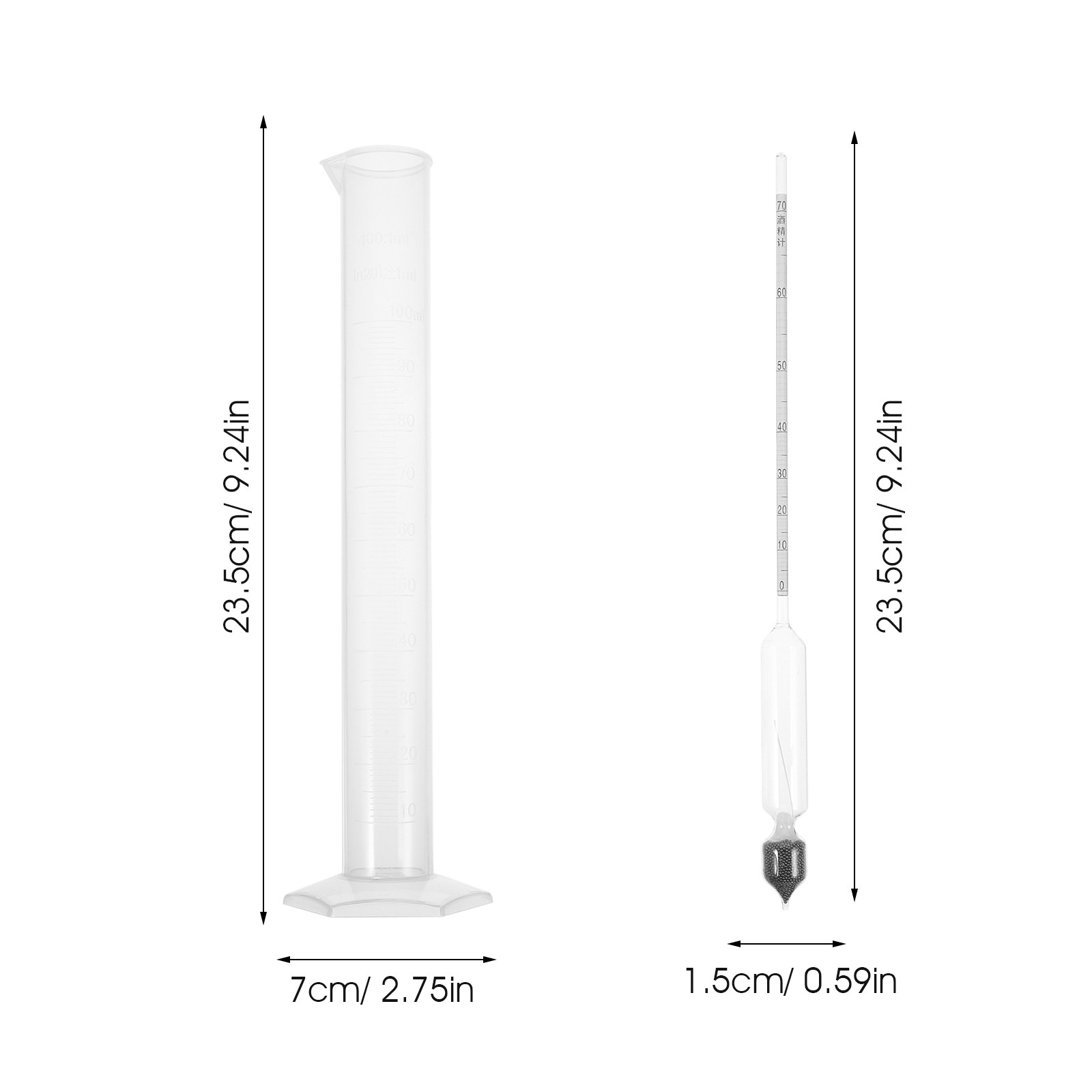 1Set Reusable Glass Hydrometer - đánh giá và giá Wine Beer And Cider