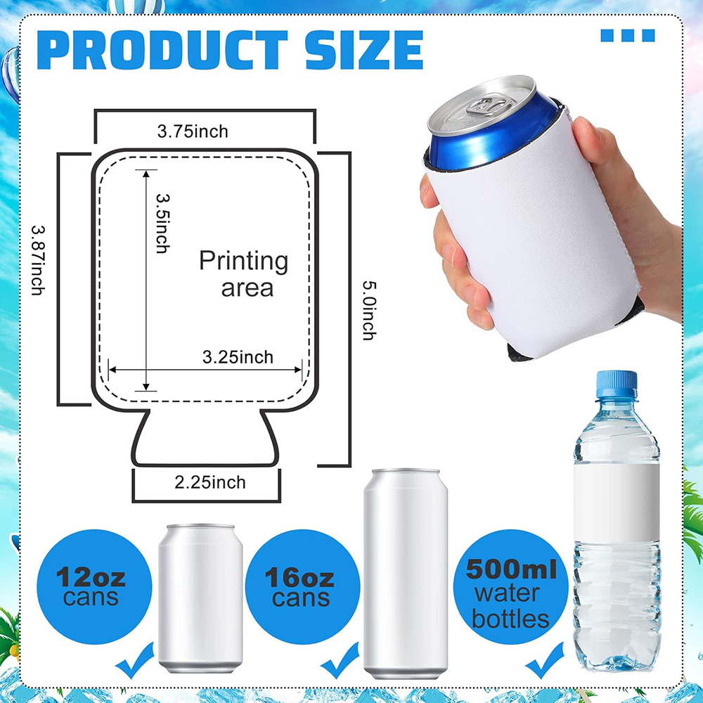 10-50 Pcs Blank Can Coolers Bu - đánh giá và giá Wine Chiller Sleeve