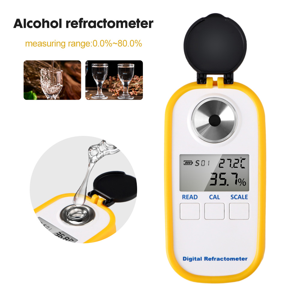 Digital Alcohol Refractometer  - đánh giá và giá Wine Beer Spirits