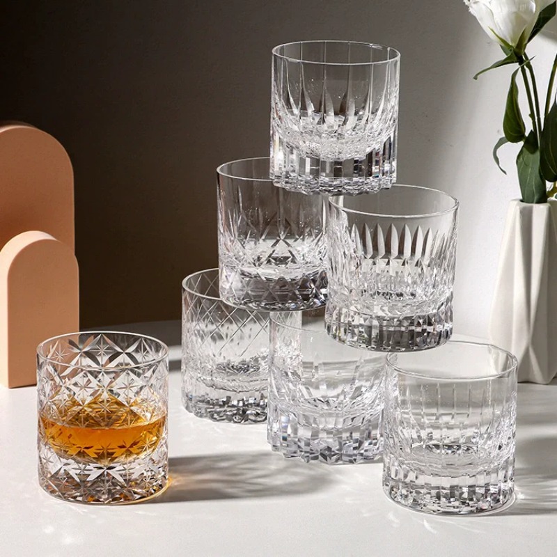 Handmade Whiskey Glass Edo Cut - đánh giá và giá Wine Beer Spirits