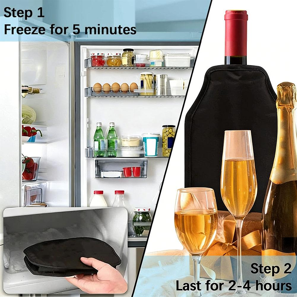 Hot & Cold Dual-Use Wine Bottl - đánh giá và giá Wine Chiller Sleeve