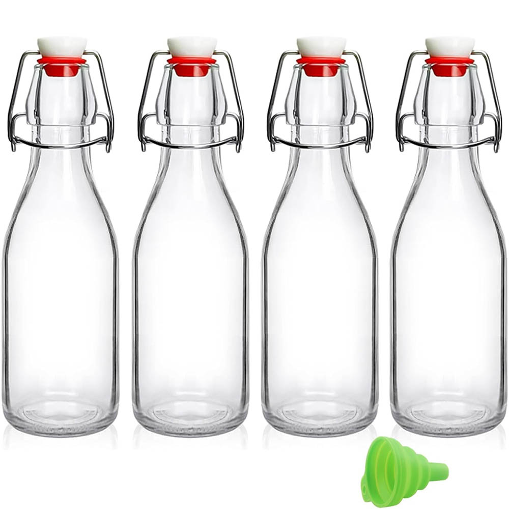 Swing Top Glass Bottles 8.5oz, - đánh giá và giá Wine Beer Spirits